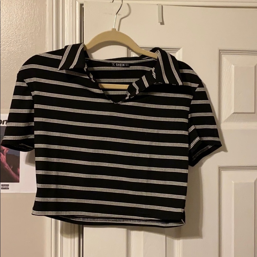 Shein cropped shirt